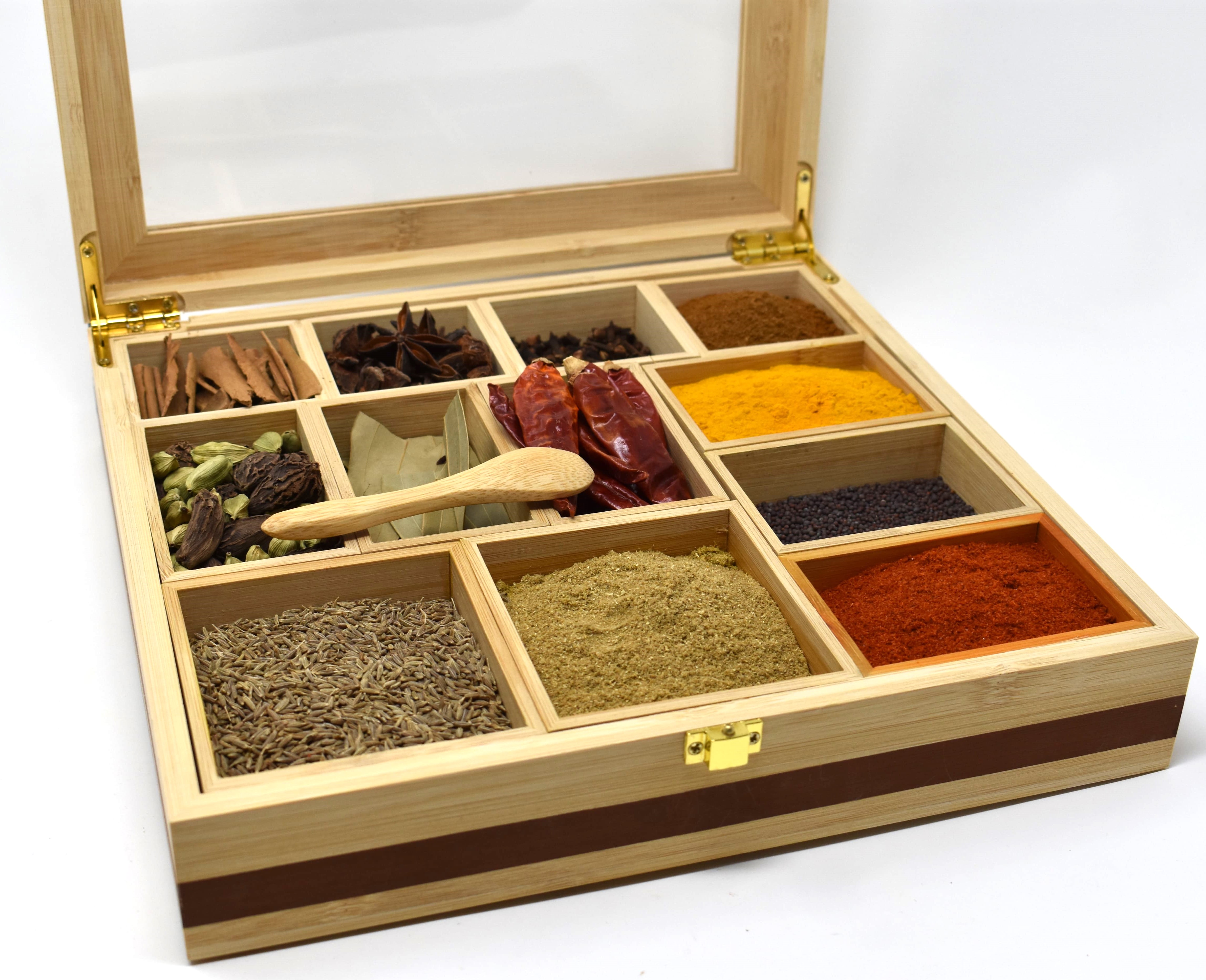 Spice Box-12 Containers With Premium Spices